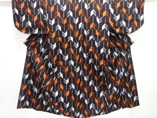 JAPANESE KIMONO / ANTIQUE COTTON AUTHENTIC KURUME KASURI VARIATION YAB